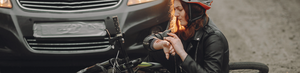 Road Accident with Bicycle and Car