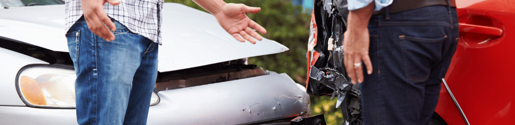 Drivers Arguing after Accident